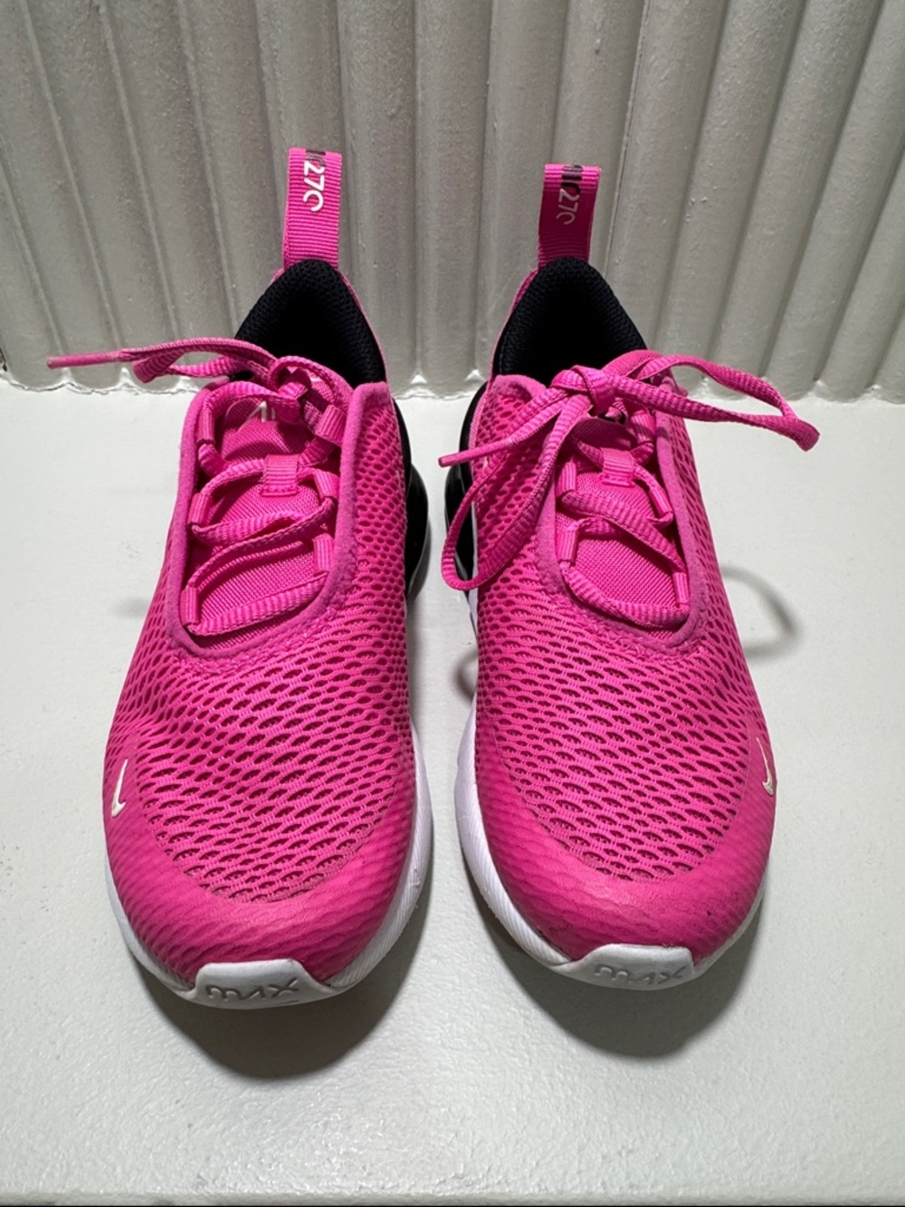 Nike Hot Pink Mesh Slip-On Sneakers